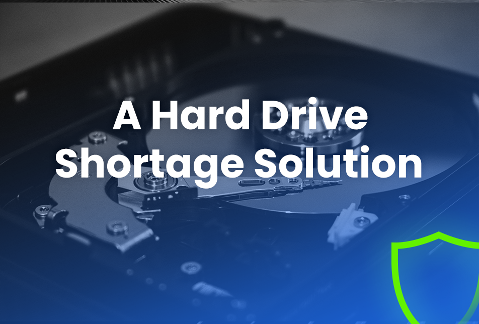 Hard drive shortage solution: the switch from hard drive shredding to hard drive erasure
