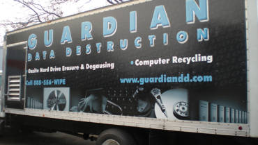 guardian data destruction truck