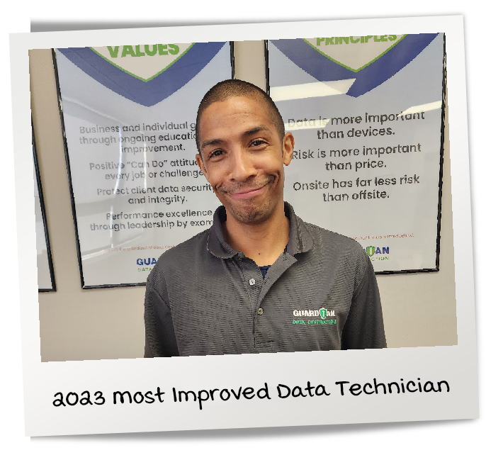2023 most improved data technician