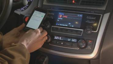 mobile phone in car data transfer