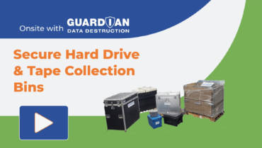 Secure asset transport for devices and hard drives that have live data